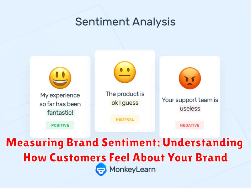 Measuring Brand Sentiment: Understanding How Customers Feel About Your Brand