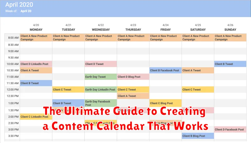 The Ultimate Guide to Creating a Content Calendar That Works