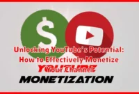 Unlocking YouTube's Potential: How to Effectively Monetize Your Channel